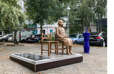 ドイツ・ベルリン市、ミッテ区での慰安婦像